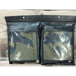2 Pack JHVW Copper Knee Compression Sleeve Size Medium Volleyball Gym Women